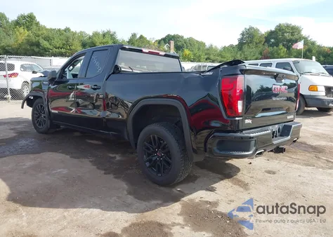 2021 GMC Sierra 1500 4Wd Standard Box Elevation from USA, damaged, VIN 1GTR9CED8MZ123119